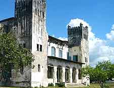Image of historic church in Bagamoyo