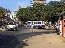 Photo of cars and bus in Dar es Salaam