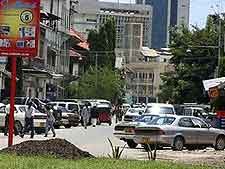 Image of traffic in downtown Dar es Salaam