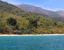 Picture of beach next to Mpulungu, on the southern side of the lake