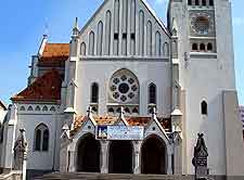 Close-up photo of St. Joseph's Cathedral