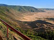 Further photo of the expansive scenery at the Ngorongoro Crater