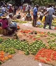 Picture of market in Stone Town, Zanzibar