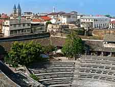 Picture showing the Old Fort of Zanzibar