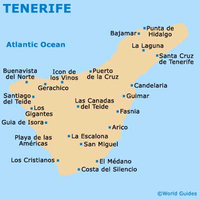 Small Tenerife Map