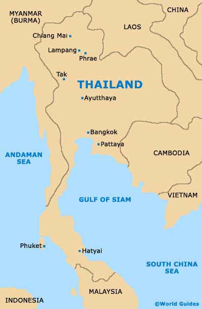 Thailand Map