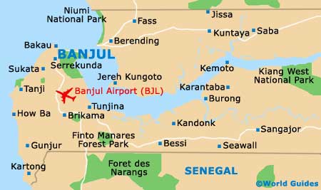 Banjul map