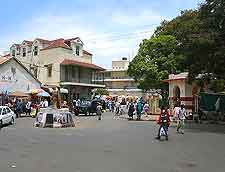 Picture of shops in Banjul city centre