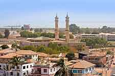 Image of the distinctive Banjul skyline