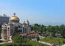 Coastal church view