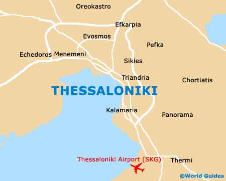 Small Thessaloniki Map