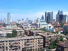 Cityscape picture from above