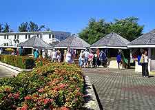 Photo of stores and tourists at Crown Point