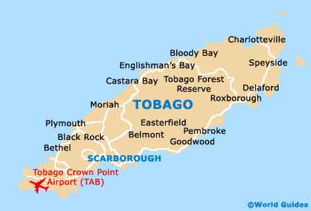 Small Tobago Map
