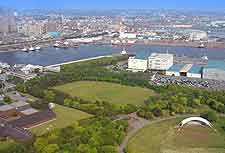 View of the Chiba cityscape