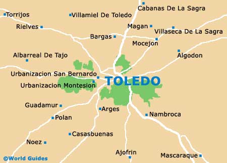 Small Toledo Map