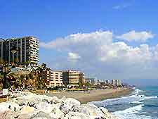 Bajondillo Beach coastline view