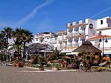 Photo of beachfront dining establishments