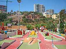 Image of a minature golf course
