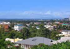Aerial photograph of Port of Spain