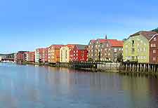 Photo of waterfront reflections