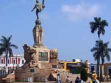 Central view, showing prominent statue
