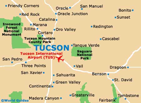 Small Tucson Map