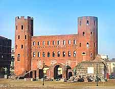 Photograph showing the Porta Palatina