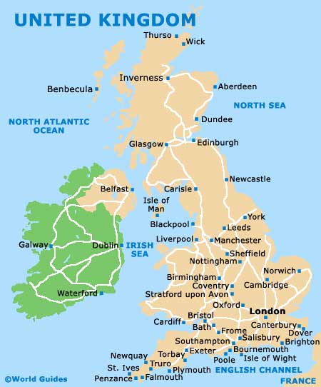 United Kingdom map