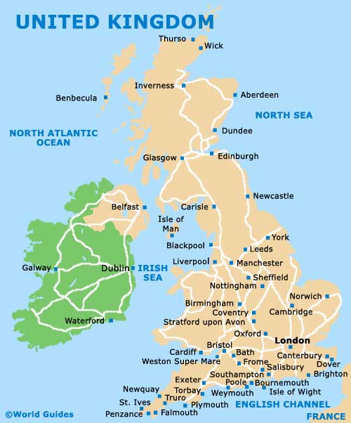 United Kingdom map