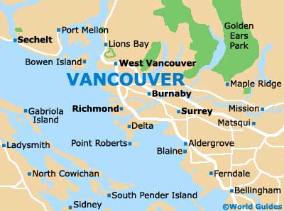 Small Vancouver Map