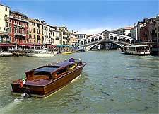 View of Venice's Rialto Bridge