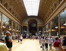 Interior view of local French gallery