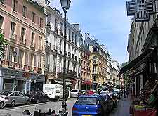 Photograph of local street and parked cars