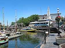 Inner Harbour picture, taken in the summer