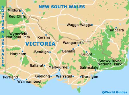 Victoria map