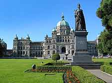View of the Parliament and Legislative Buildings