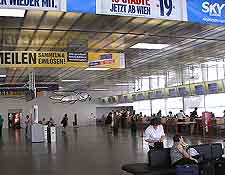 Interior view of the terminal at Vienna International Airport (VIE)
