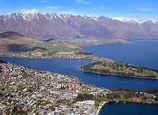 Aerial view of the region