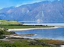 Photo showing the lakefront and surrounding scenery