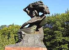 Picture of the Chopin Monument in Warsaw