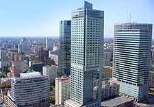 Picture of Warsaw's modern cityscape