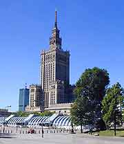 Picture of the Palace of Culture and Science (Palac Kultury i Nauki / PKiN) in Warsaw