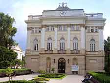View of the main building at the city's university