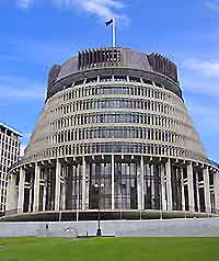 Wellington Parliament Building and Beehive