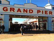 Photo showing the entrance to the Grand Pier