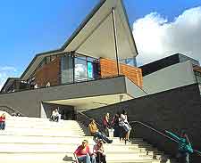 Photo of modern building on the university campus