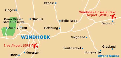 Windhoek map