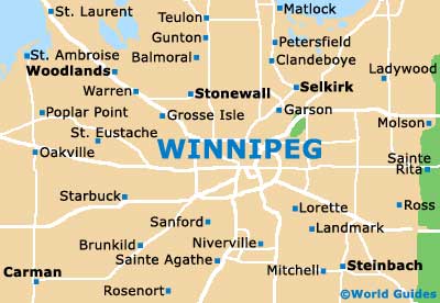 Small Winnipeg Map