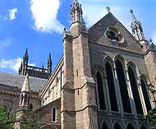 Close-up photo of the cathedral